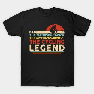 Vintage Cycling Dad Legend T-Shirt